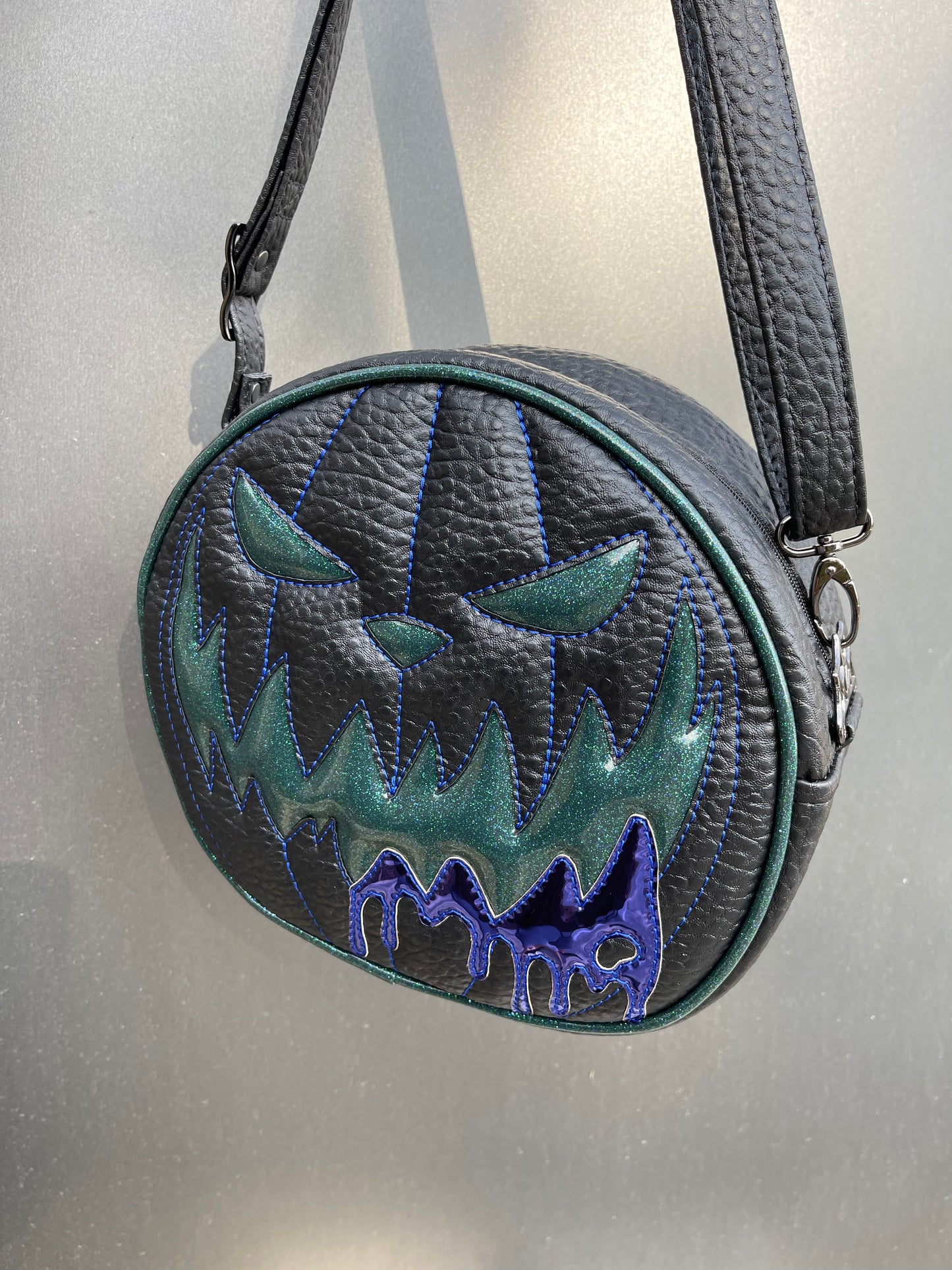 Mean Face Ooze - Seaweed Glitter with Blue Chrome *PRE-ORDER