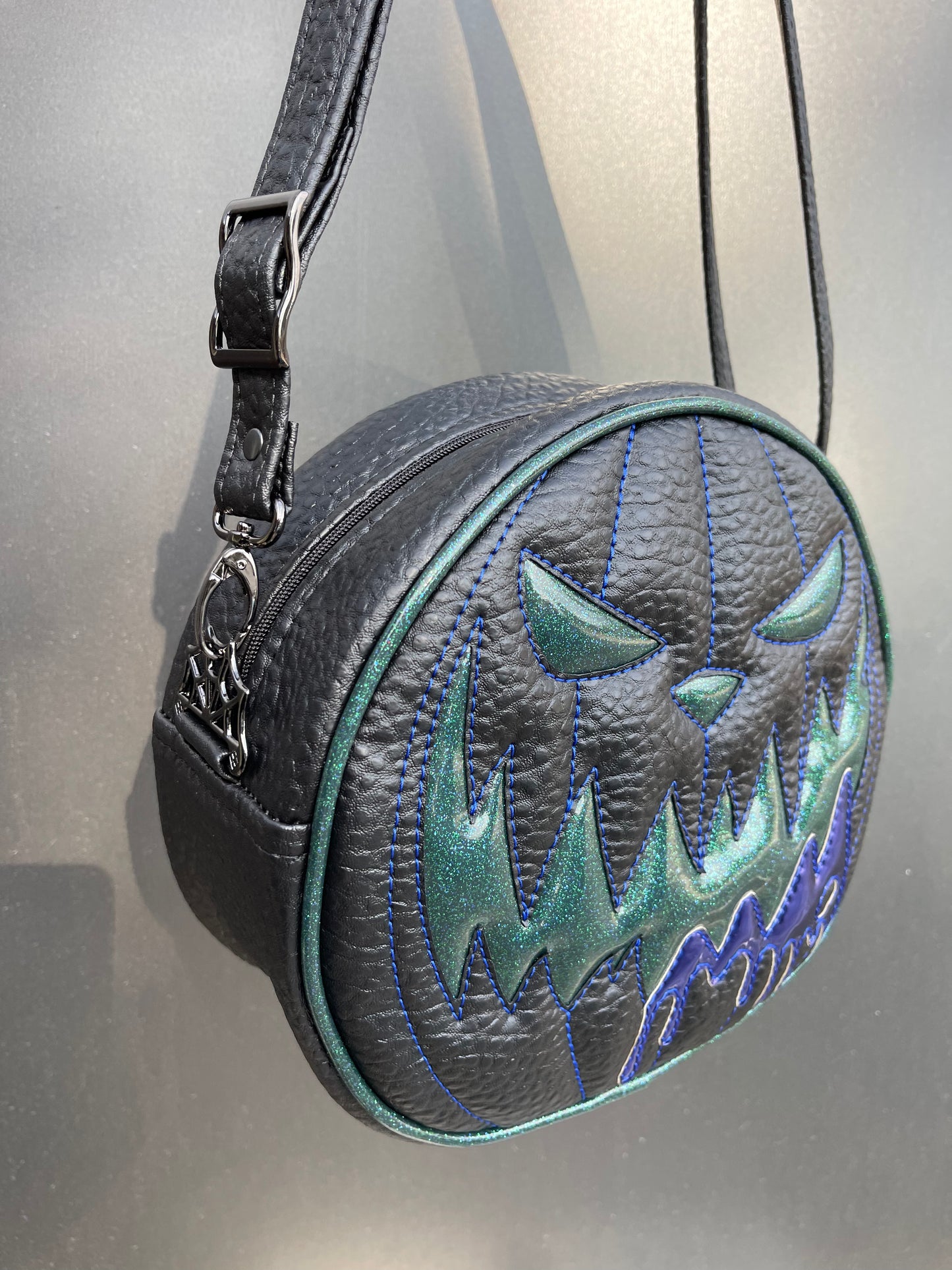 Mean Face Ooze - Seaweed Glitter with Blue Chrome *PRE-ORDER