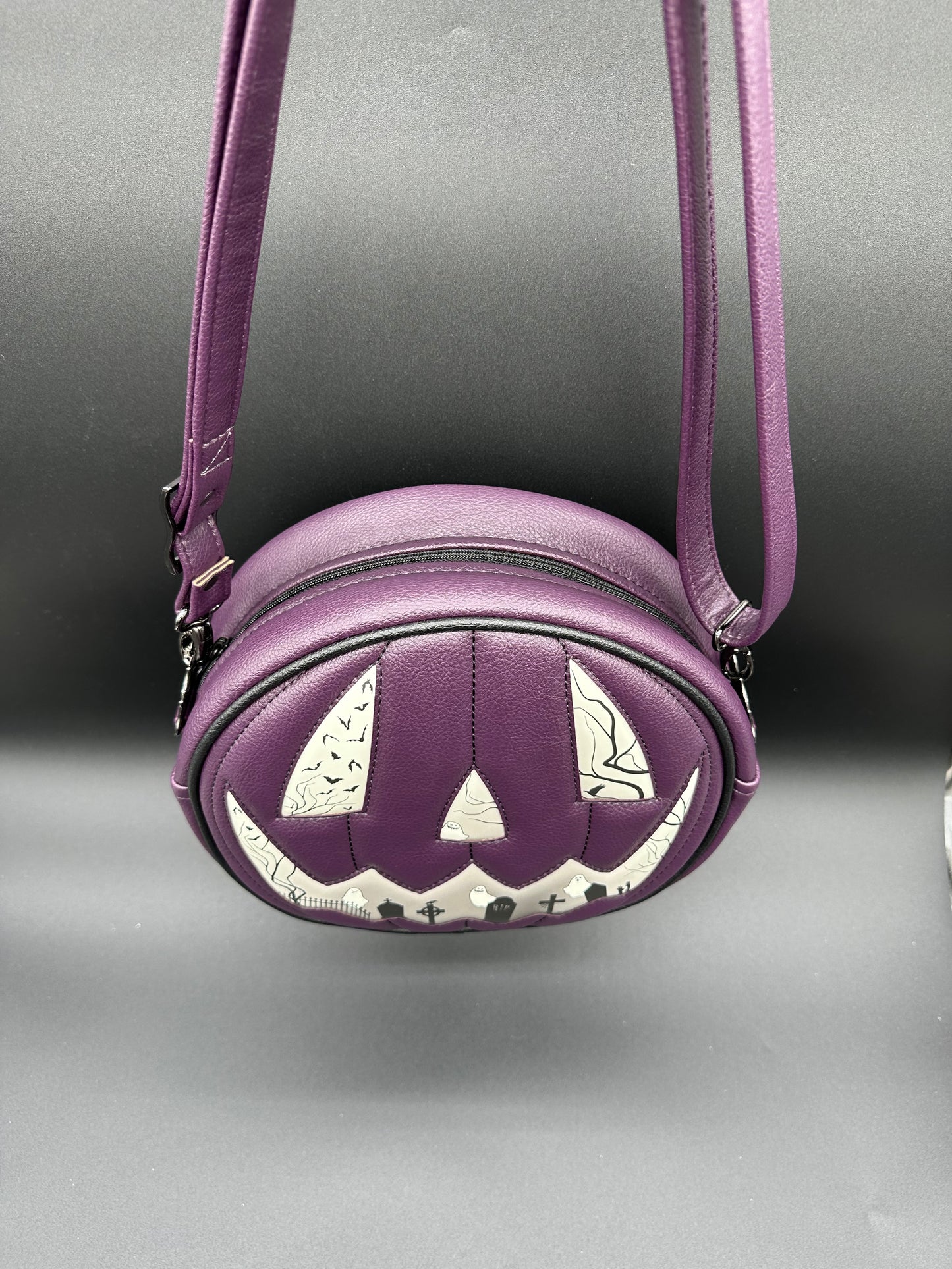 Graveyard Grin MID Cruiser - Plum Symphony Vinyl & Glow-In-The-Dark Vinyl