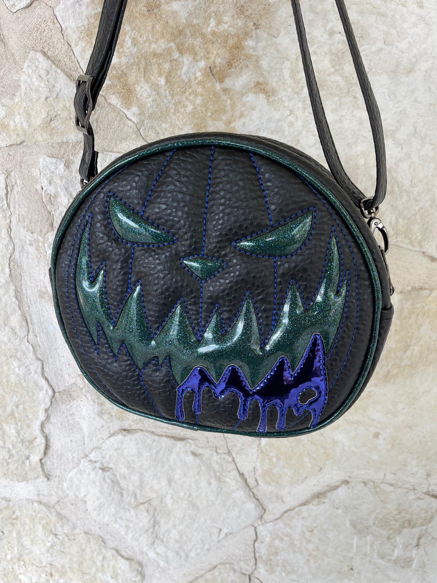 Mean Face Ooze - Seaweed Glitter with Blue Chrome *PRE-ORDER