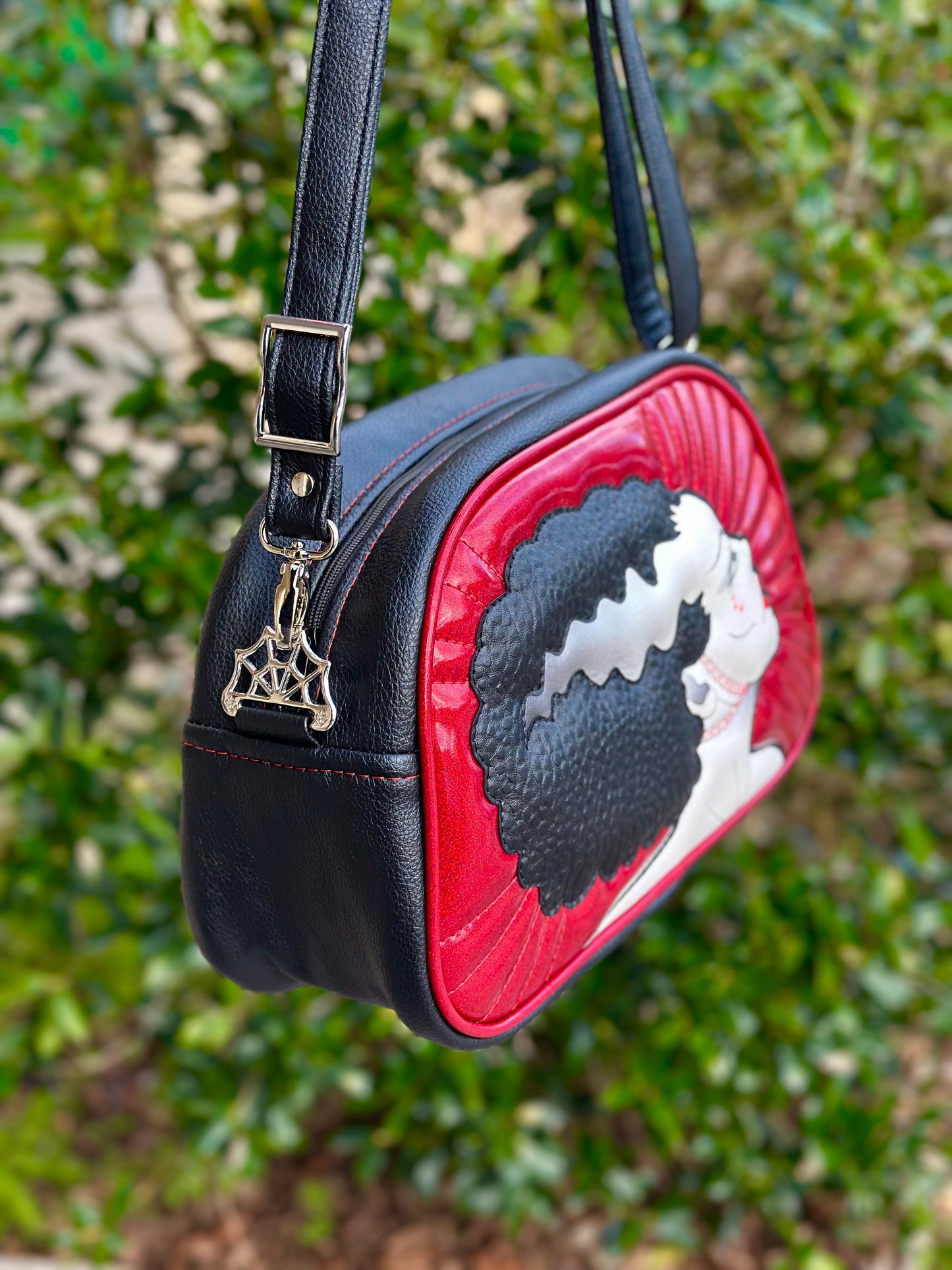 Valentine Bride Moxie - Blood Red Glitter & Symphony Black - Collab with Ally Cat