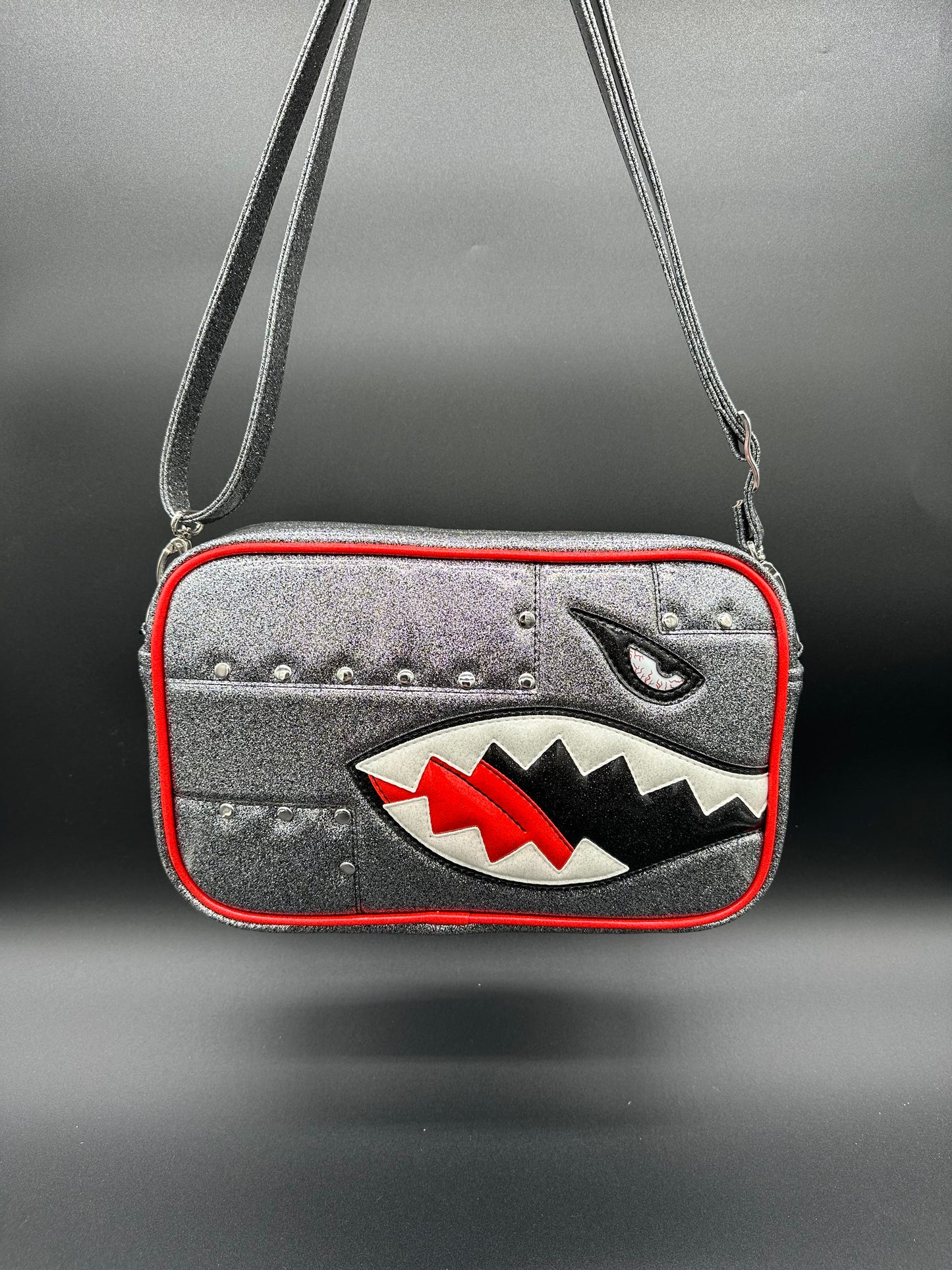 Silver Bomber Shark Boxer Bag