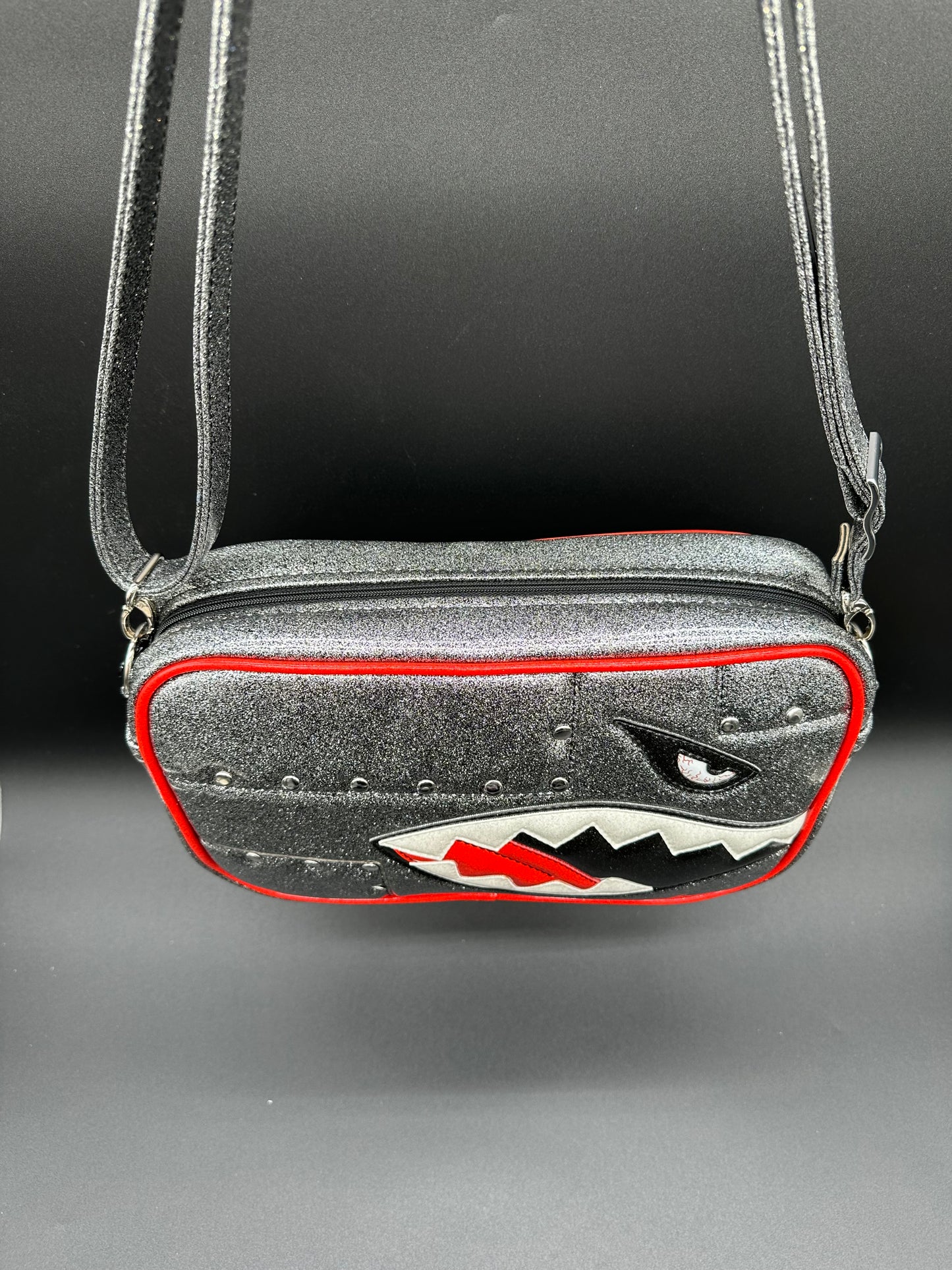Silver Bomber Shark Boxer Bag