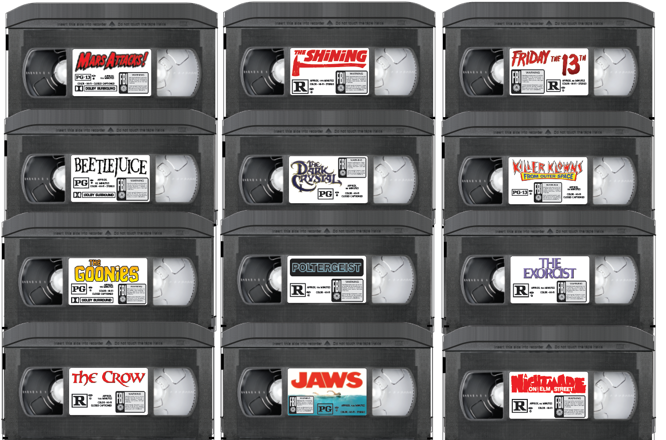 VHS Wristlet - Choose your own movie!