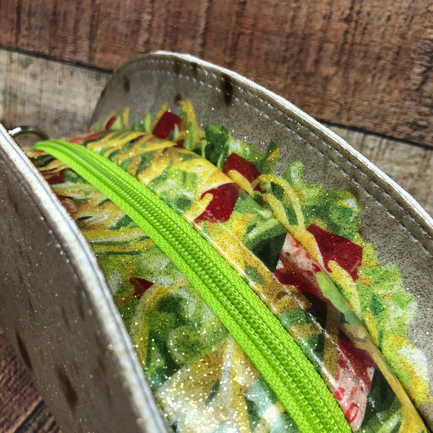 Twinkle Taco - Taco Shaped Clutch/Wristlet