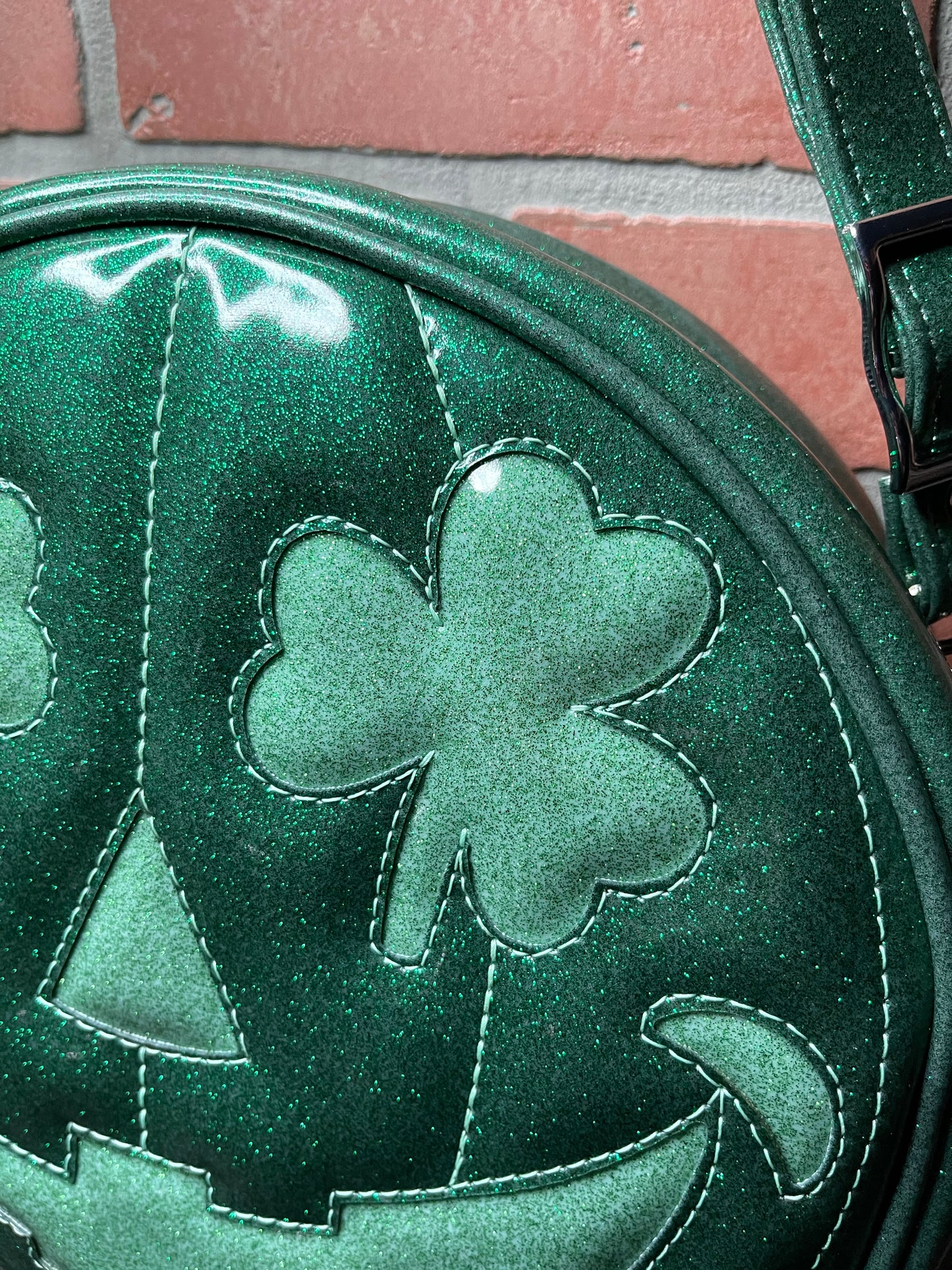 Emerald Green and Mint Green Shamrock Patty O'Lantern Cruiser Bag
