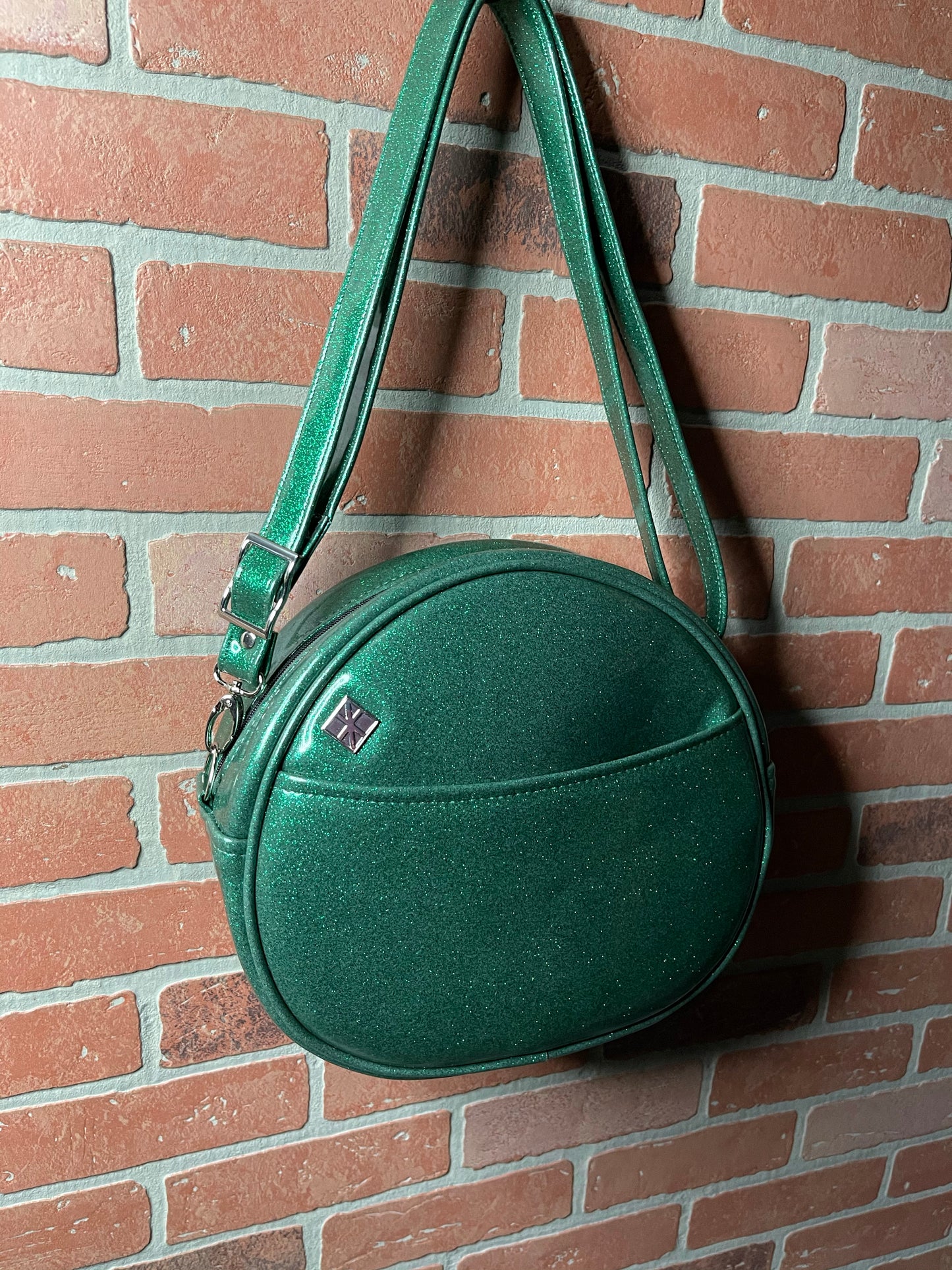 Emerald Green and Mint Green Shamrock Patty O'Lantern Cruiser Bag