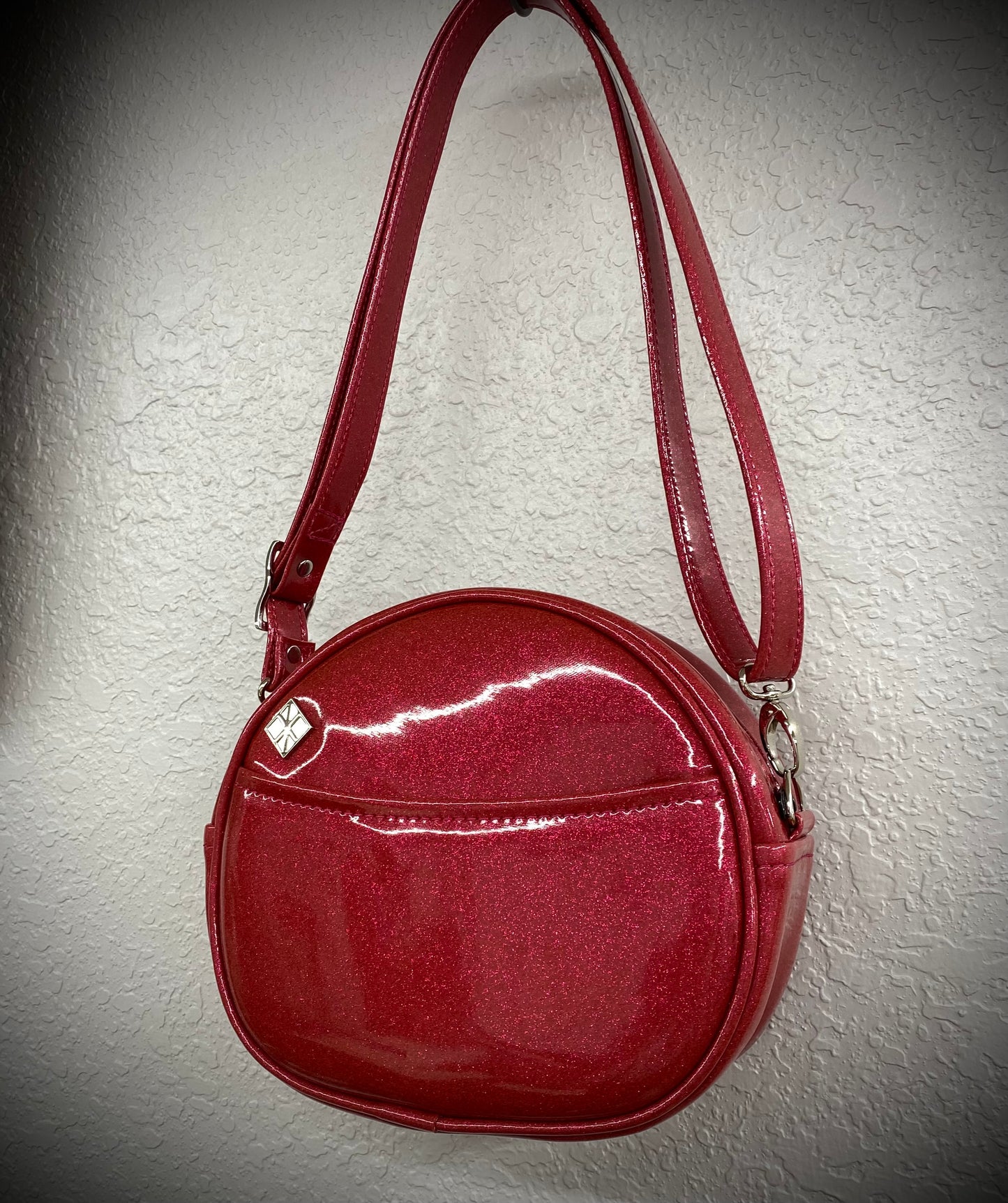 Heart Pumps - Fuchsia Glitter and Pink Pearl Pumpkin *PRE-ORDER