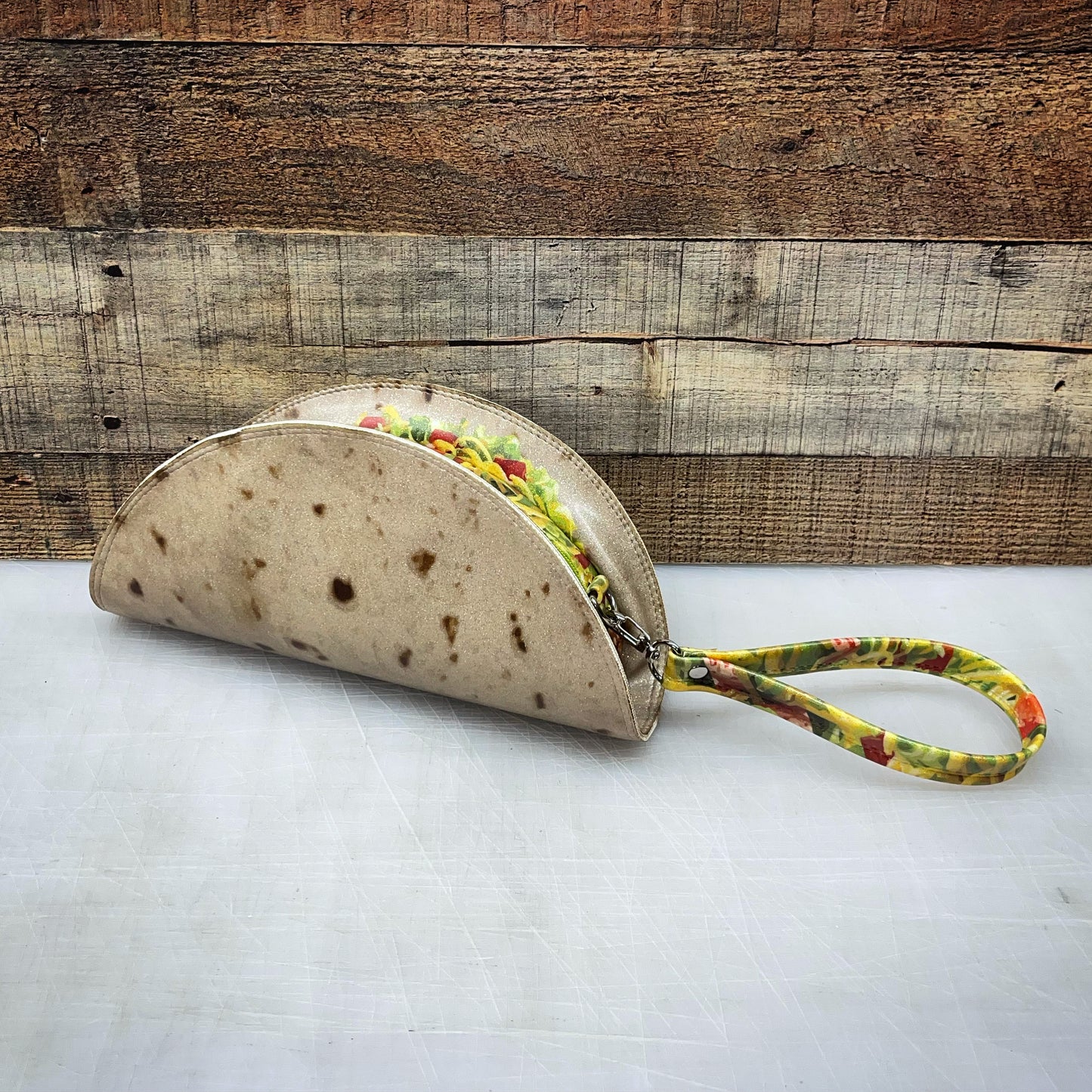 Twinkle Taco - Taco Shaped Clutch/Wristlet