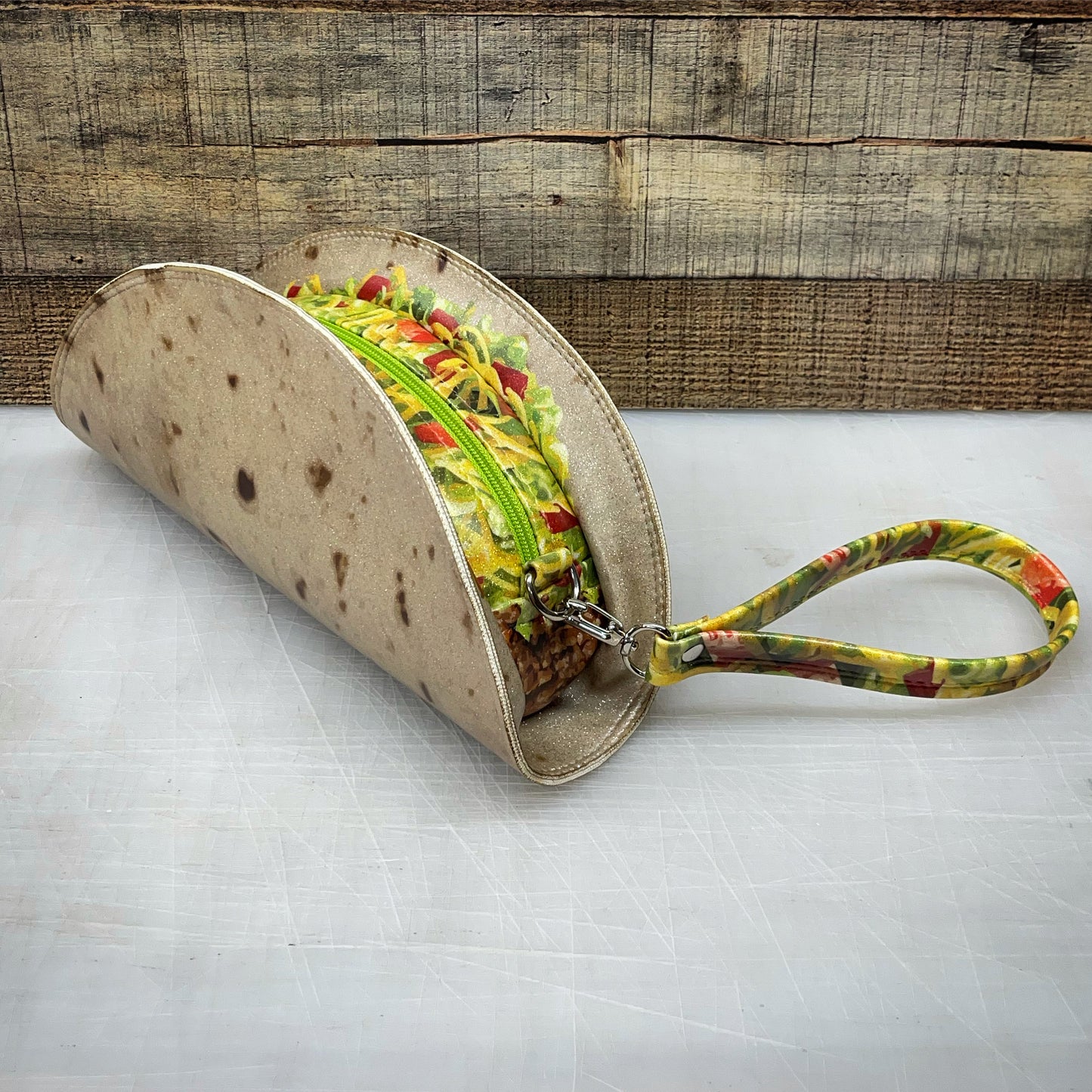 Twinkle Taco - Taco Shaped Clutch/Wristlet