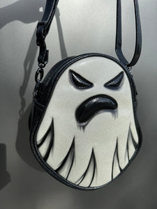 Shaded Boo Bag - Glitter White with Glitter Black *IN-STOCK