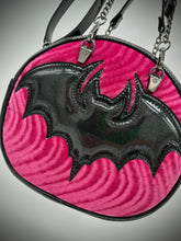 Bat Mid Cruiser - Black Glitter, Hot Pink Swirl Velvet, Black Chrome