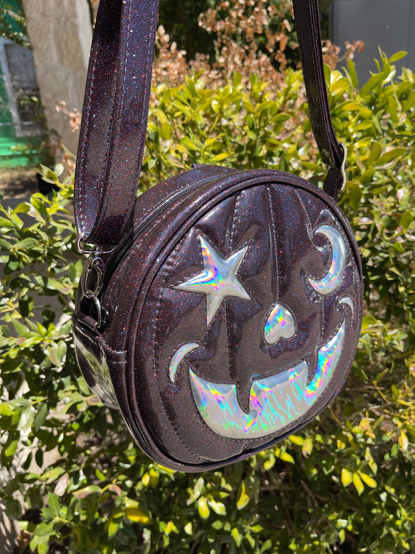 Purple Ion and Shattered Holo Starry Moon Backpack *PRE-ORDER