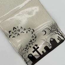 TALLER Graveyard Wallet - NO GHOSTS - White Glitter