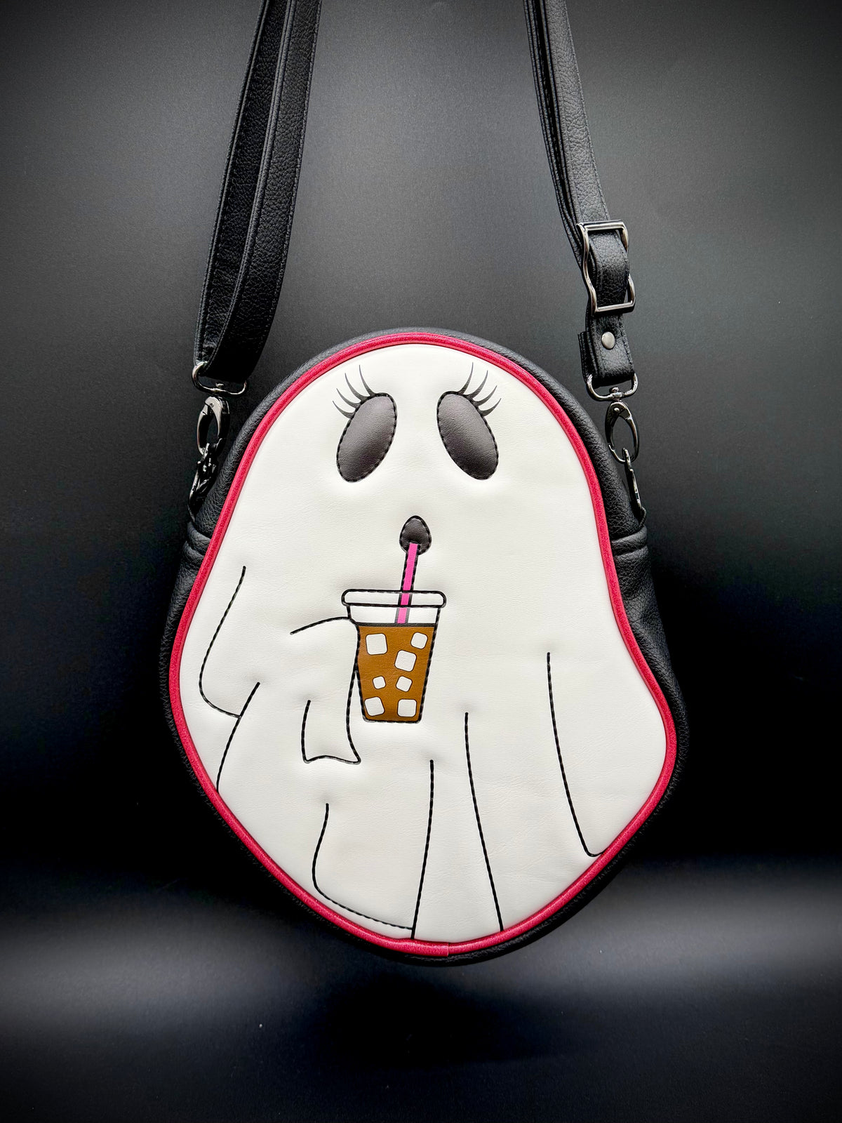 Boo-rista in Fuchsia- Black Symphony Vinyl & EC White Matte Vinyl