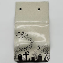 TALLER Graveyard Wallet - NO GHOSTS - White Glitter