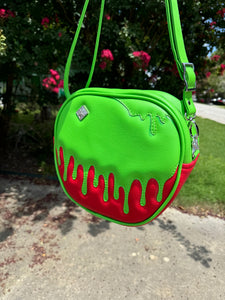 Poison Apple Bag - Matte Lime and Matte Allante Red