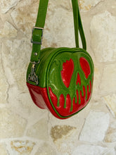 Poison Apple Bag - Lime Glitter and Ruby Red Glitter