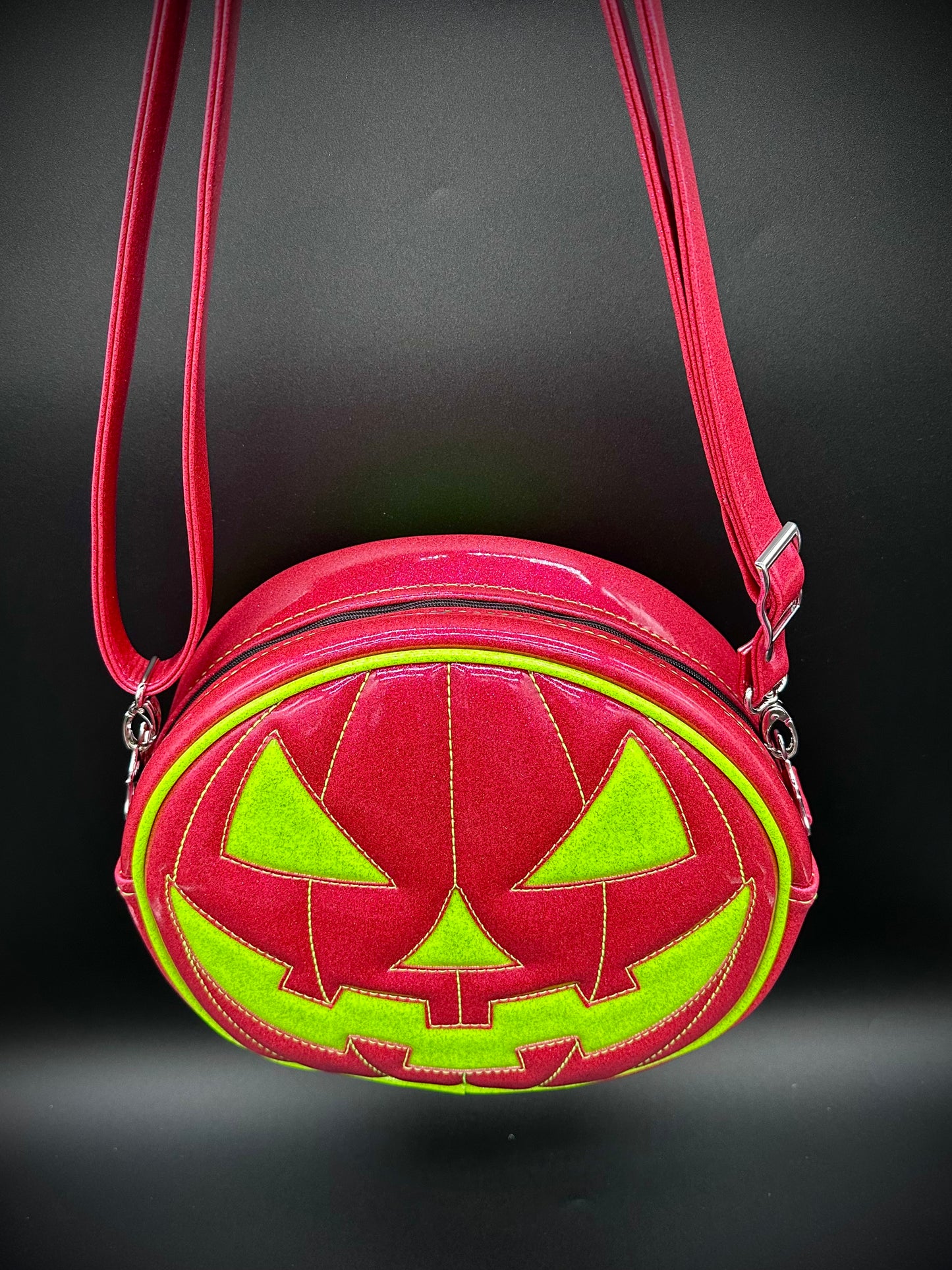 Classic Jack Cruiser - Hot Pink & Neon Lime Glitter Vinyl