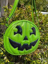 Happy Side Eye Pumpkin - Lime Glitter & Black Chunky Glitter Holo *PRE-ORDER