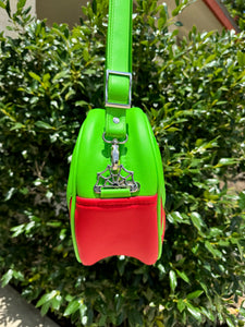 Poison Apple Bag - Matte Lime and Matte Allante Red