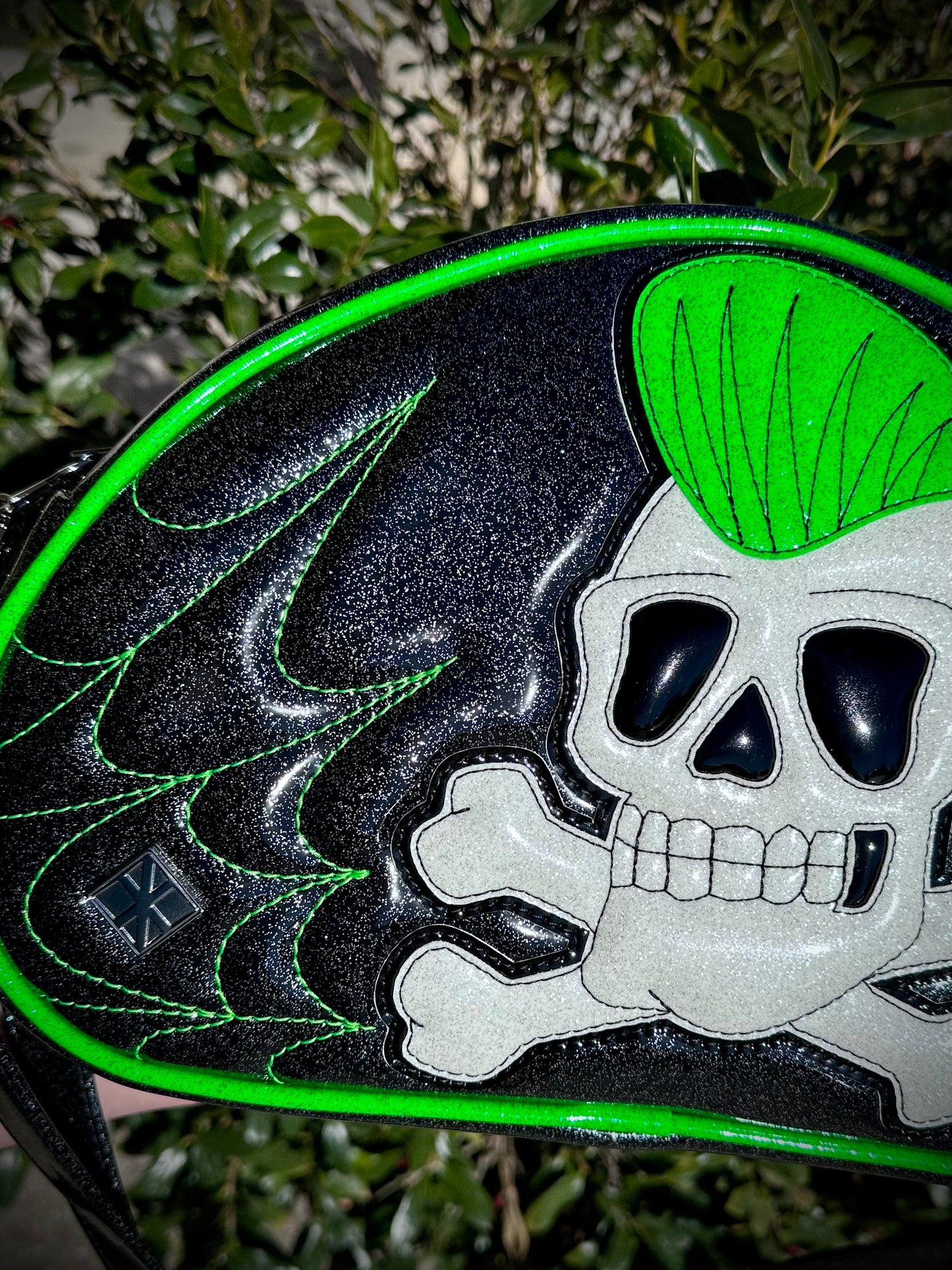 Bowler - Pompadour Skull & Crossbones