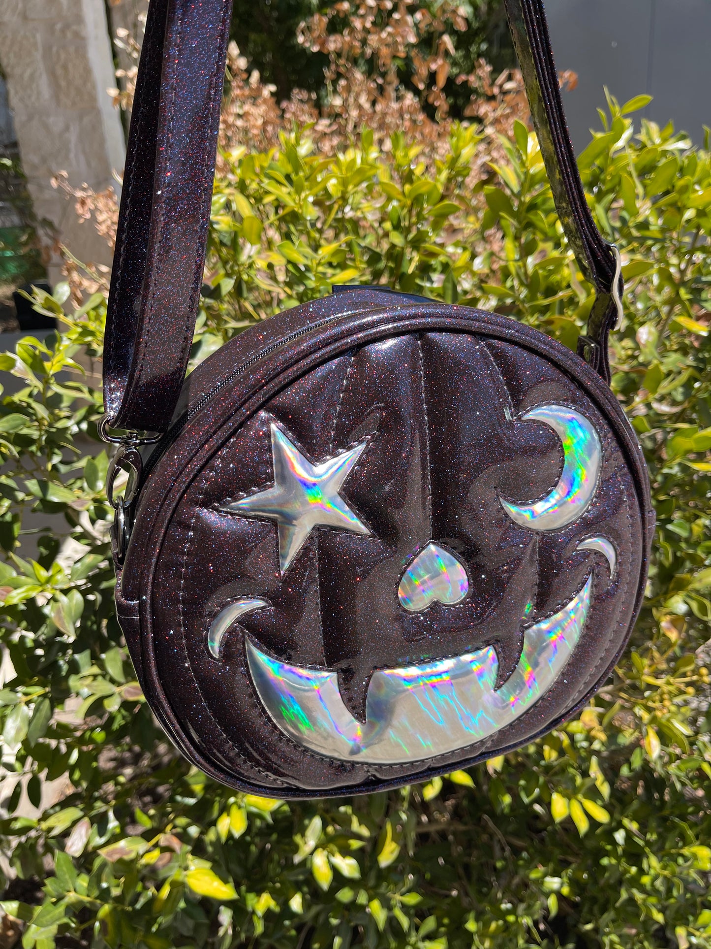 Purple Ion and Shattered Holo Starry Moon Backpack *PRE-ORDER