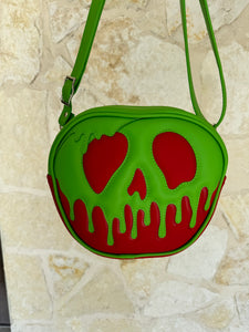 Poison Apple Bag - Matte Lime and Matte Allante Red