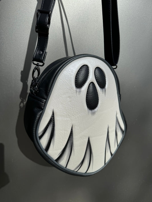 Shaded Boo Bag - Pearl White with Heidi Black and Heidi Grey