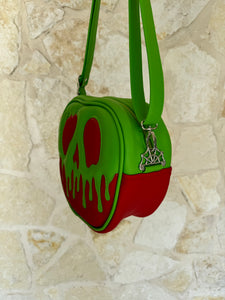 Poison Apple Bag - Matte Lime and Matte Allante Red