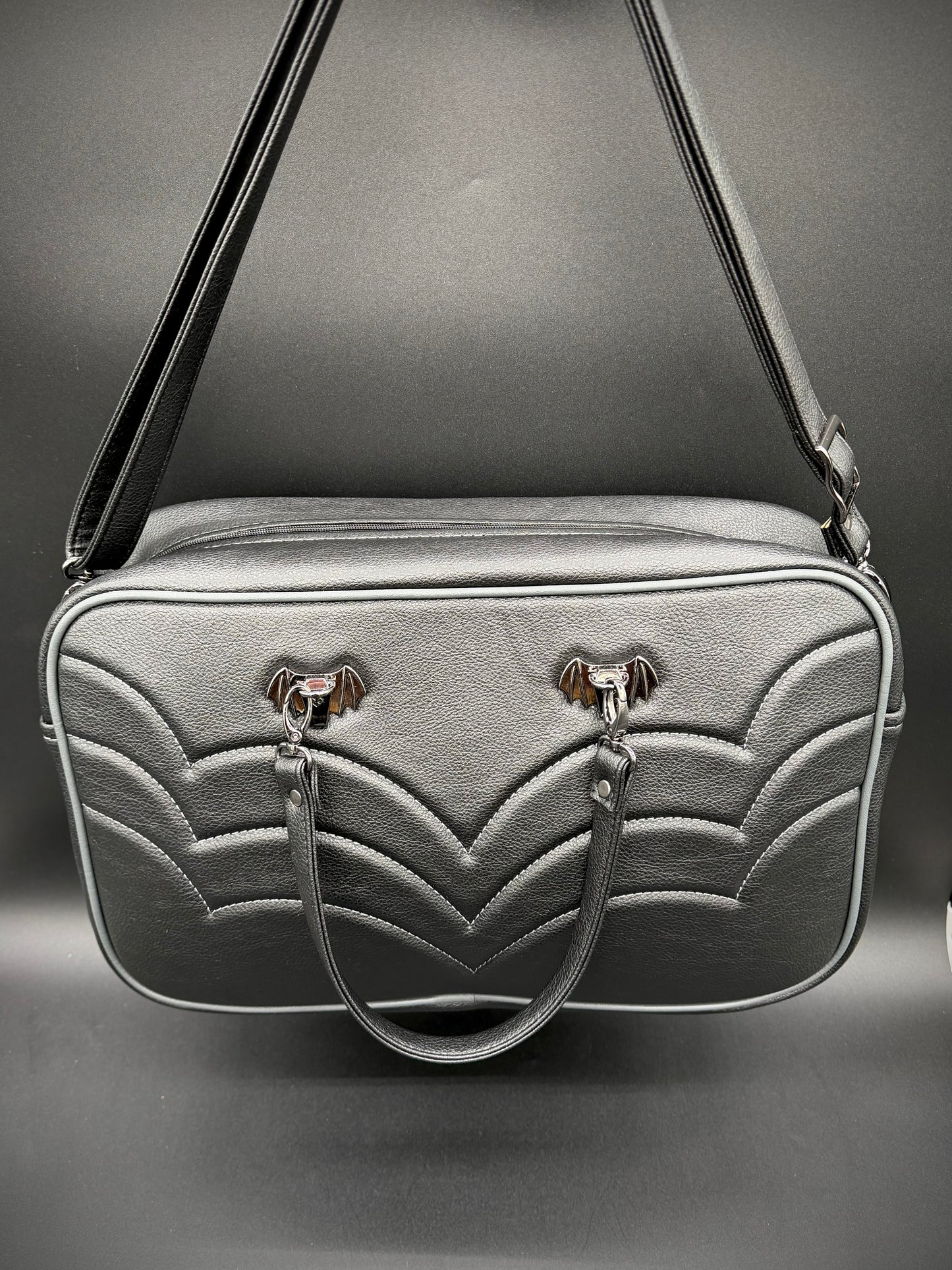 Large Laptop or Weekender Bag - Black Symphony