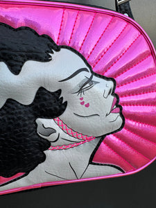 Valentine Bride Moxie -Neon Pink Glitter Holo & Boca Black *PRE-ORDER