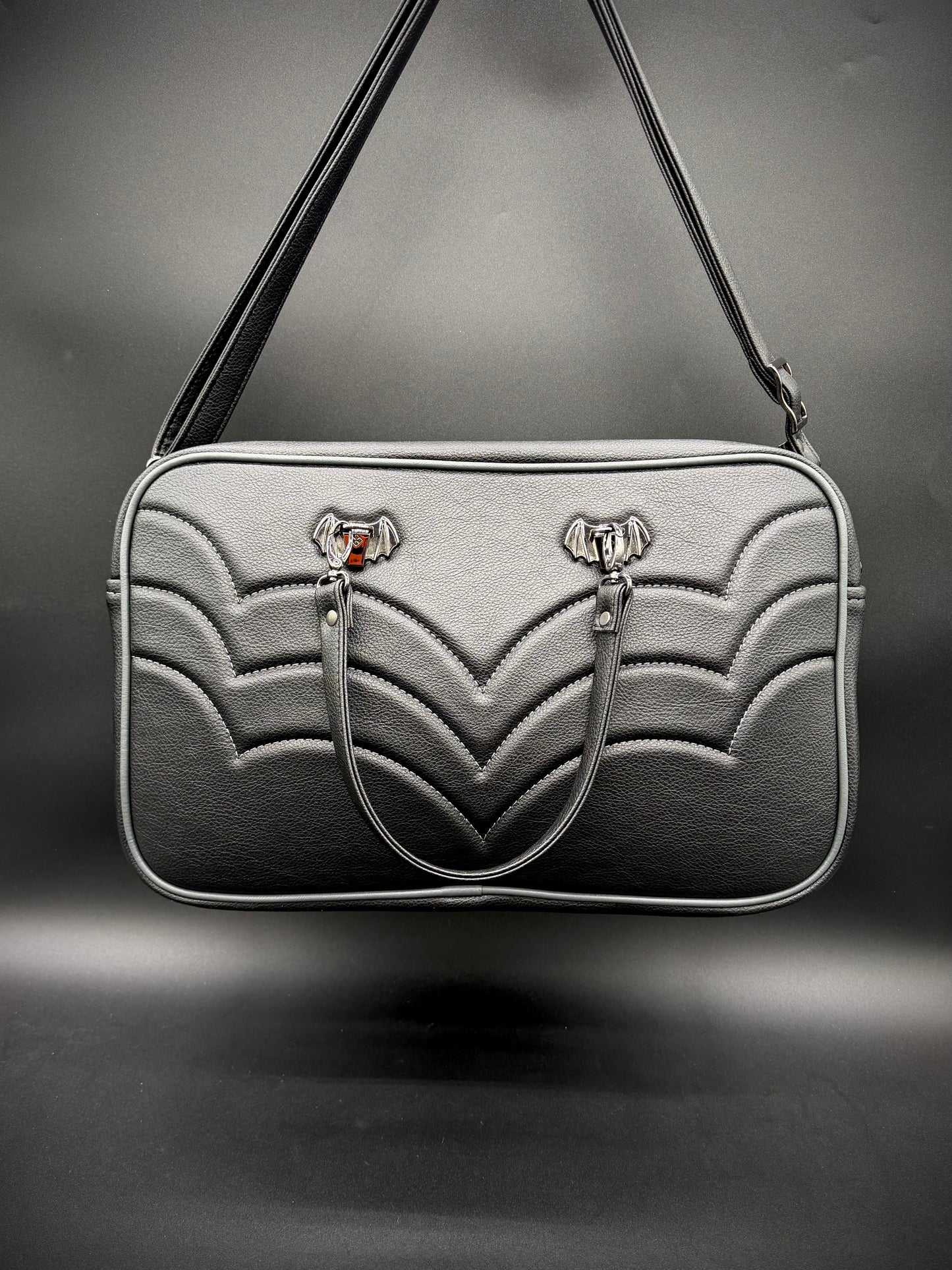 Large Laptop or Weekender Bag - Black Symphony