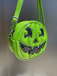 Happy Side Eye Pumpkin Cruiser - Lime Glitter & Black Chunky Glitter Holo *PRE-ORDER