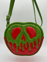 Poison Apple Bag - Lime Glitter and Ruby Red Glitter