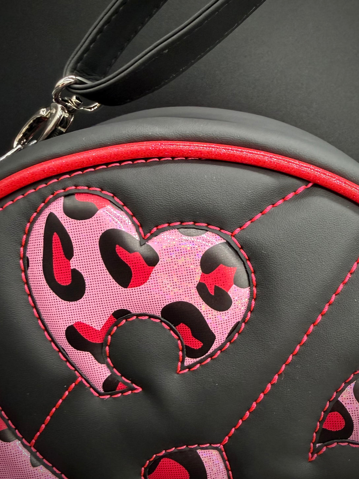 Heart Pumps MID Cruiser - Flat Black & Large Leopard Print in Pink