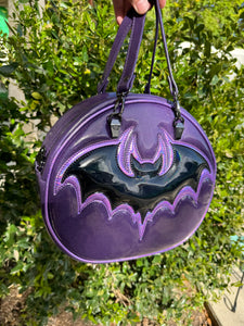 Bat Cruiser - Eggplant Glitter & Lavender Fine Glitter Holo with Oil Slick Fine Glitter Holo Bat *PRE-ORDER