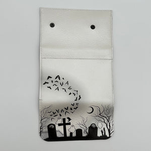 TALLER Graveyard Wallet - WITH GHOSTS - White Pearl