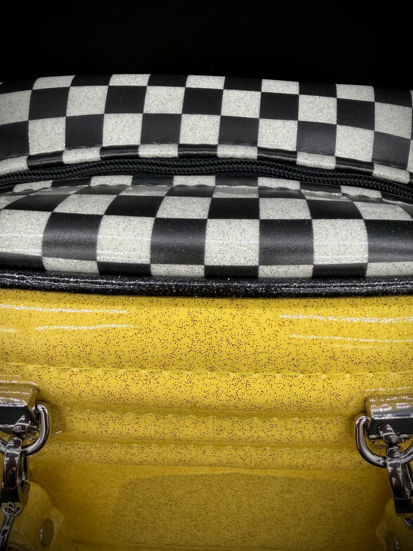 Moxie - Sunrise Glitter & UV Printed Checkers