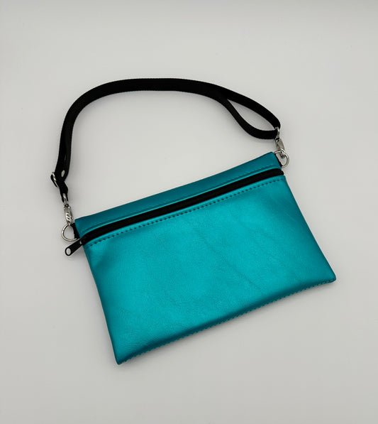 Hip Pack - Turquoise Pearl Vinyl - No Stitching