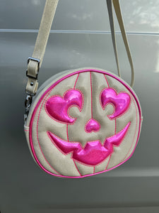 Heart Pumps for Pumpkins - White Glitter, Neon Pink Glitter Holo, Web Hardware *PRE-ORDER