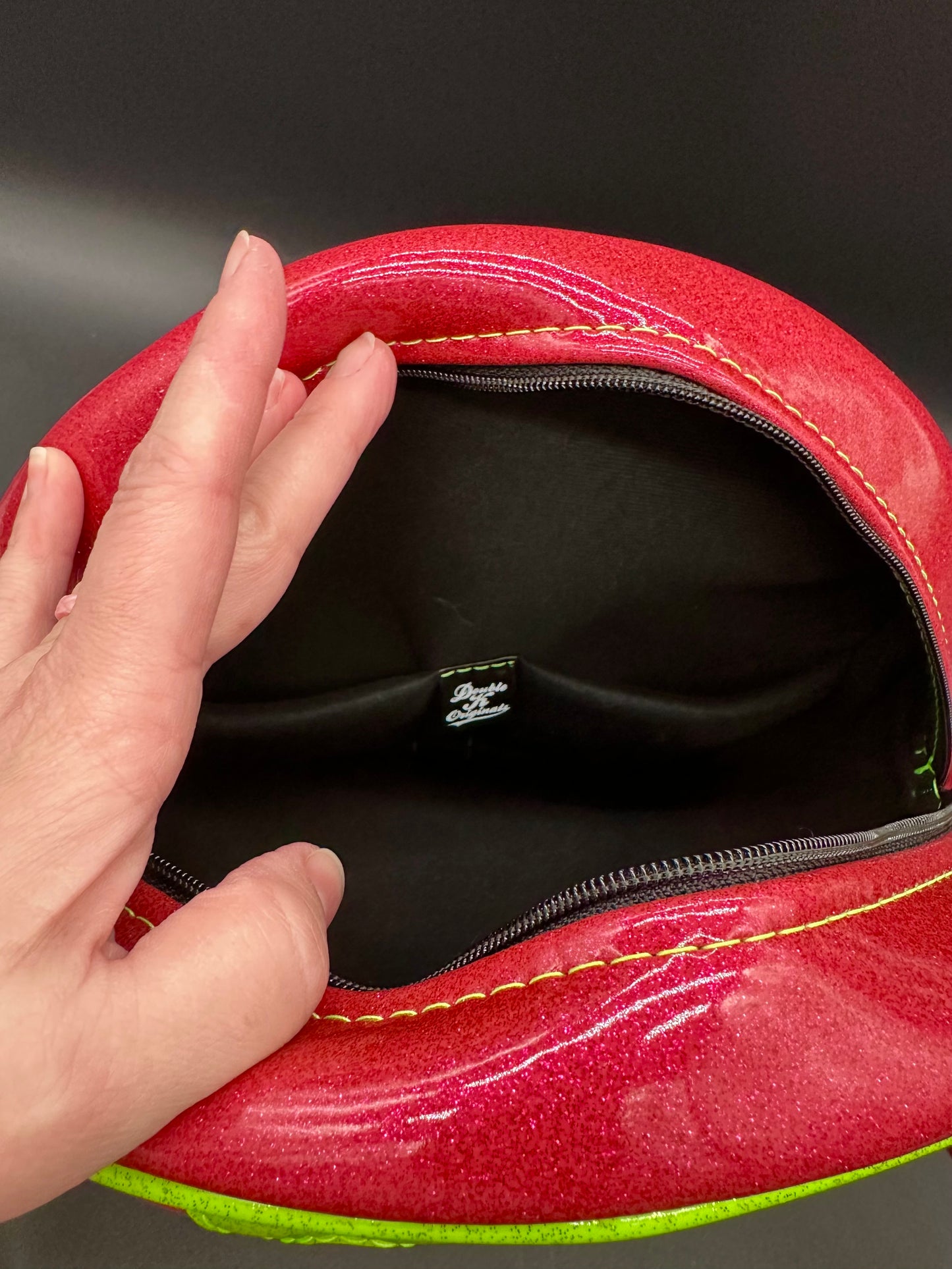 Classic Jack Cruiser - Hot Pink & Neon Lime Glitter Vinyl