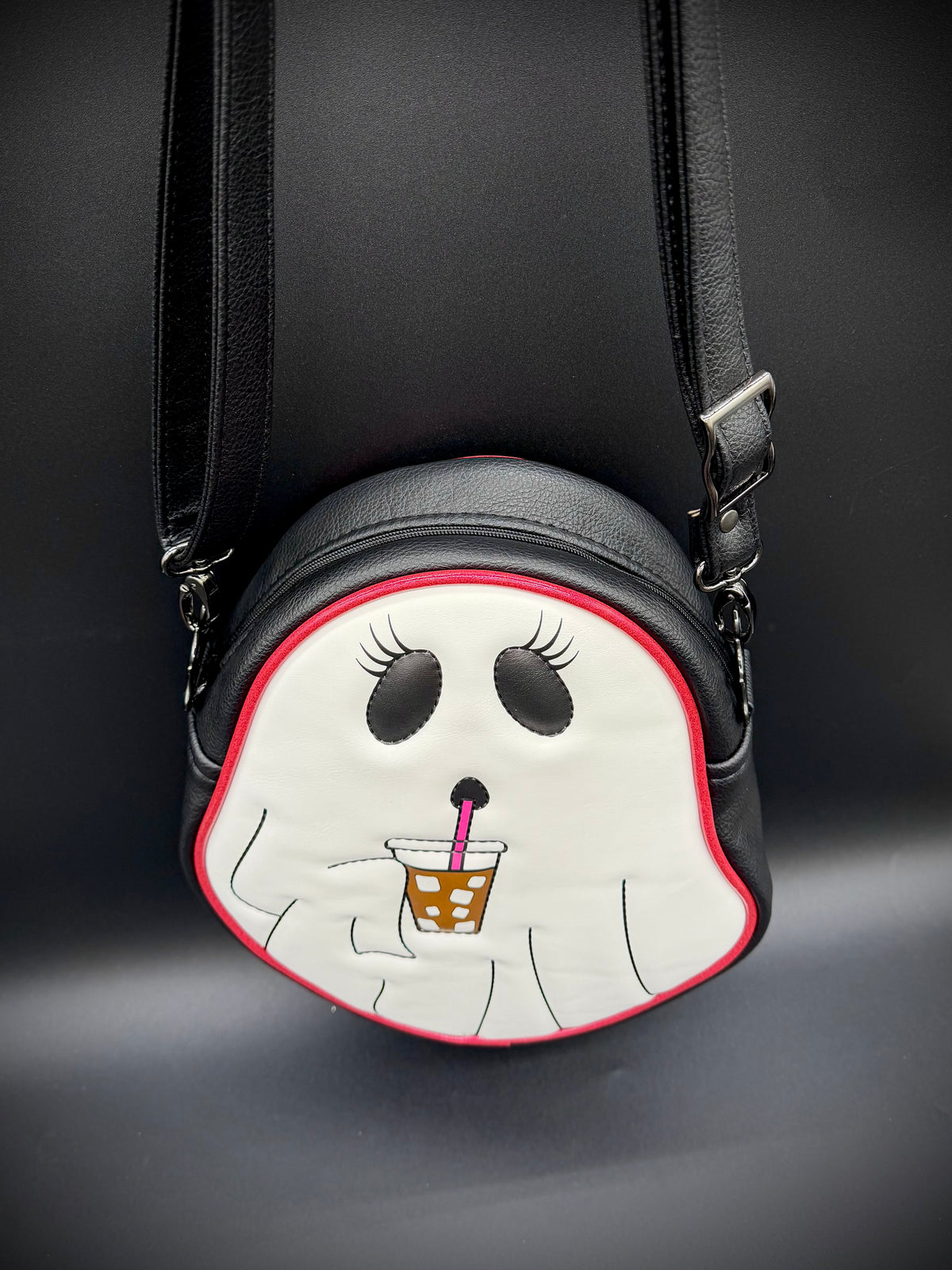 Boo-rista in Fuchsia- Black Symphony Vinyl & EC White Matte Vinyl