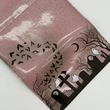 TALLER Graveyard Wallet - WITH GHOSTS - Pale Pink Glitter