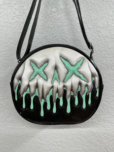 Drippy Drop X Eye Skull - Black Glitter & Mint Glitter Holo - *PRE-ORDER