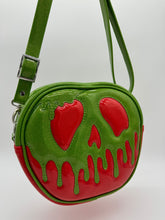 Poison Apple Bag - Lime Glitter and Ruby Red Glitter