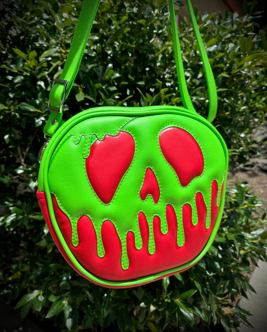 Poison Apple Bag - Matte Lime and Matte Allante Red