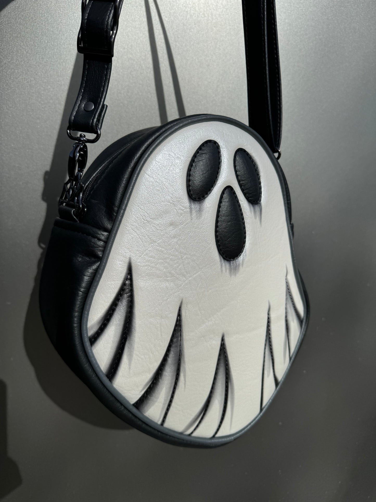 Shaded Boo Bag - Pearl White with Heidi Black and Heidi Grey