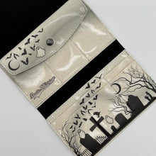 TALLER Graveyard Wallet - WITH GHOSTS - White Glitter