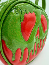 Poison Apple Bag - Lime Glitter and Ruby Red Glitter